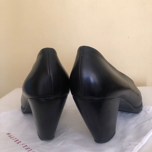 Walter Steiger black leather pumps used, size 40