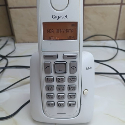 Gigaset A220 cordless phone with large keys and illuminated display