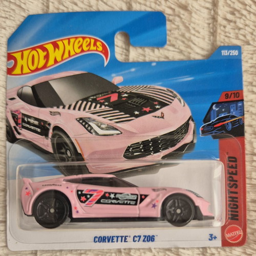 Hot Wheels Corvette C7 Z06 new, pink