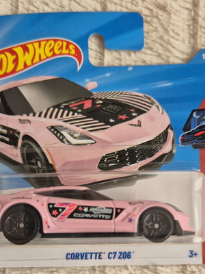 Hot Wheels Corvette C7 Z06 new, pink