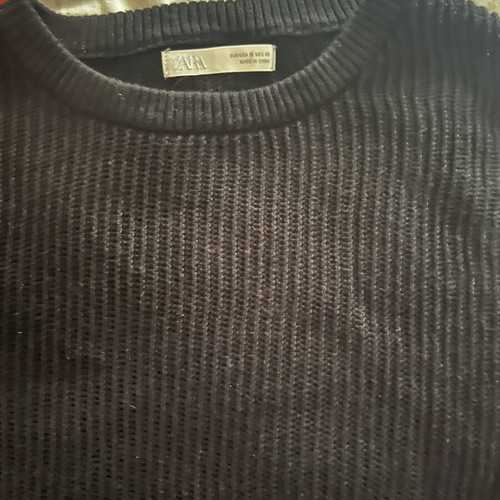 Zara men's black sweater, size M
