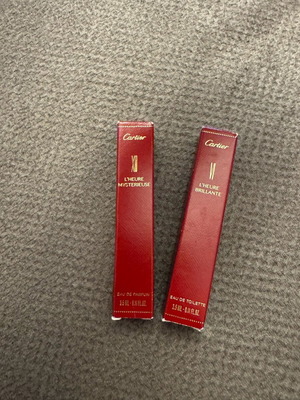 Cartier tester 3.5ml new, L’heure Mysterieuse and L’heure Brillante