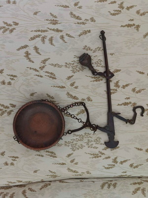 Vintage brass kantari like new, precise weight measurement, Greek made