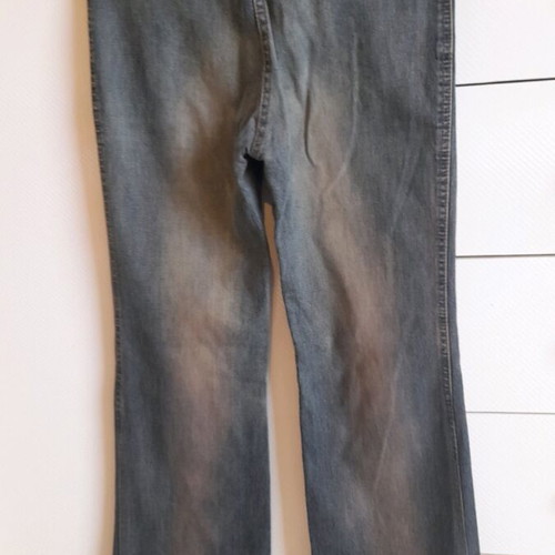 Jeans woman embroidered like new, size 36