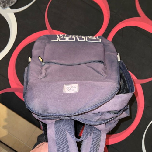 Funky Buddha Blue Backpack Used