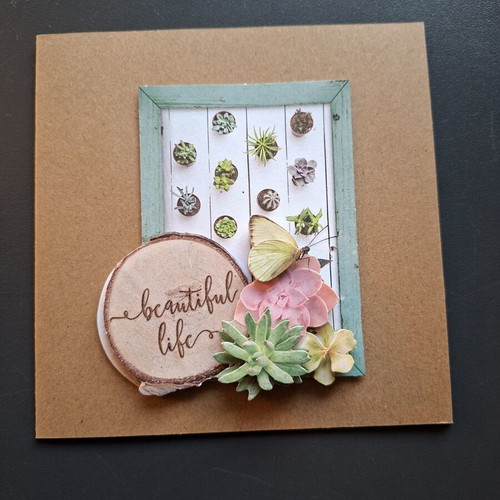 Handmade 3D greeting cards with envelope