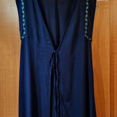 Maxi kimono Regalinas like new, blue with turquoise details, One Size
