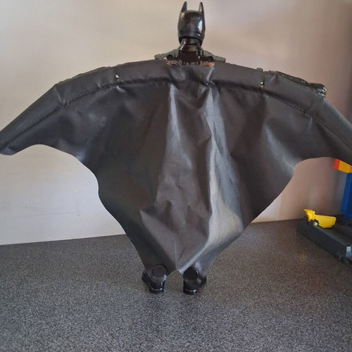 Batman figure with Spiderman gift, like new, approx. 30cm
