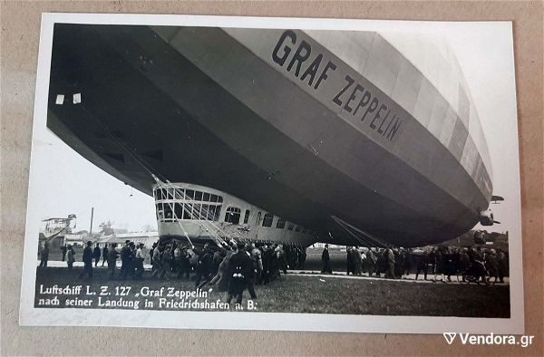  kart postal zeppelin (GRAFF ZEPPELIN) sTO edafos