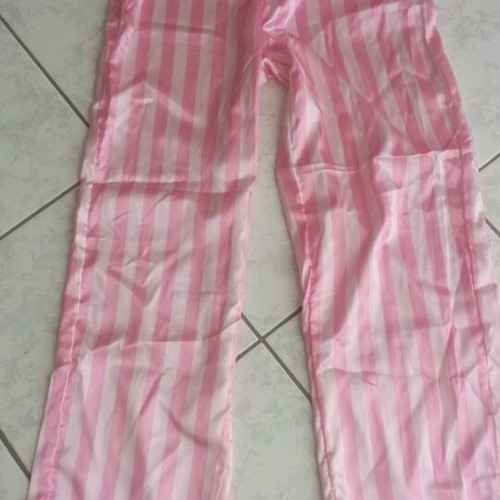Pink satin pajamas like new, size S