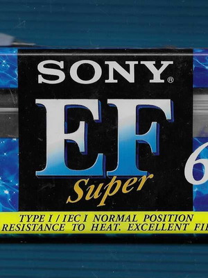 Sony EF Super 60 cassette new, sealed