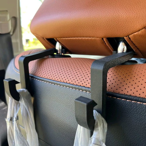 Car seat bag hooks set 3d printed, new