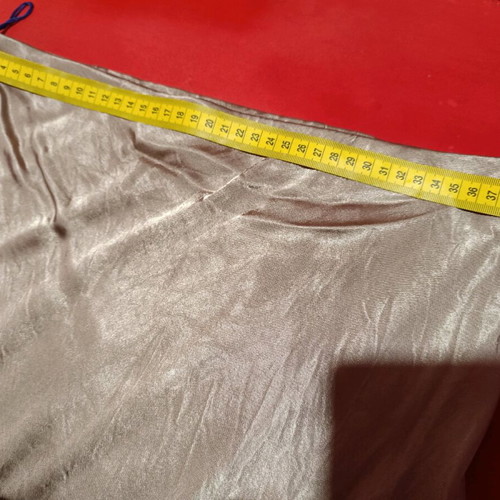 Maxi mermaid skirt H&M size M like new, satin beige