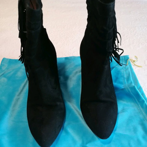 Boho Suede Jean Michel Cazabat ankle boots used, size 37, black