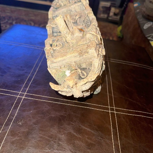 Decorative shipwreck for aquarium or terrarium like new