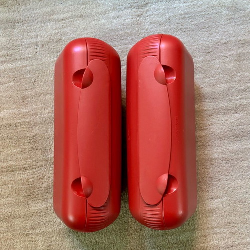 Tupperware egg holder set of 2 like new, red