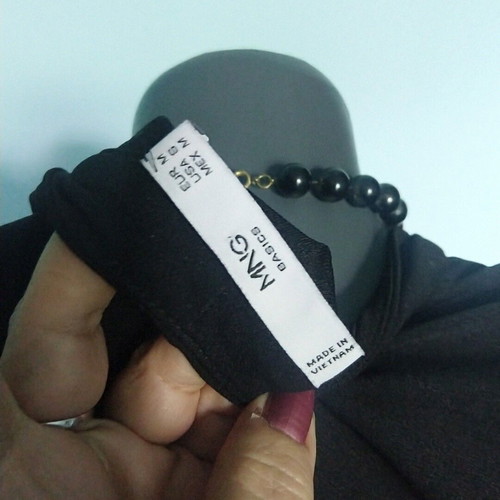 Mango elastic tunic dress like new, black