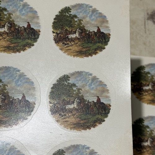 Lithographs used, set of 3