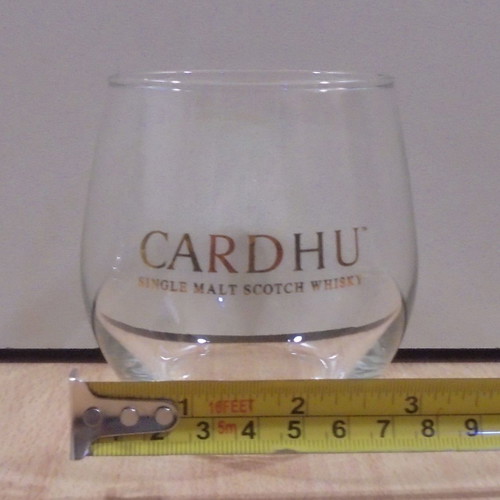 Cardhu scotch whisky promotional set of 2 glasses used
