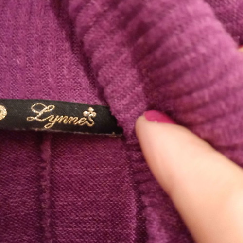 Lynne Short Knit Dress Turtleneck Fuchsia Magenta Used