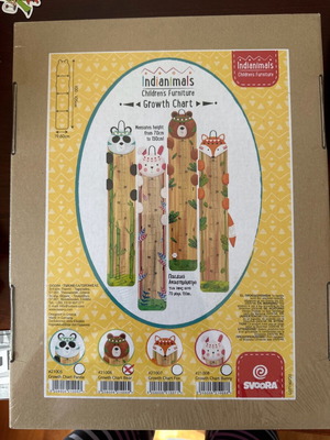 Svoora Indiananimals growth chart for children new