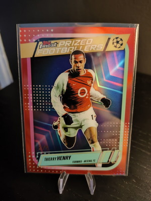 Thierry Henry Prized Footballers Topps Finest UCC 2025-26 card like new