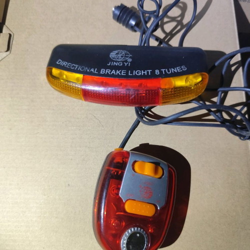 Bicycle Rear Light with Flash and Sounds used, needs repair