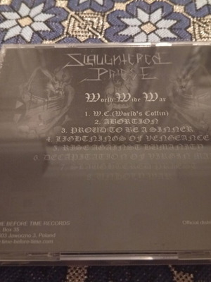 Slaughtered Priest CD, metal