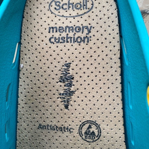 Scholl orthopedic clogs used