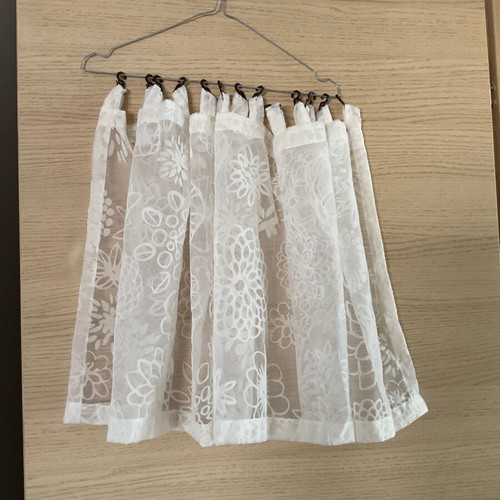 Curtain for small window like new, lace fabric, 150x51 cm