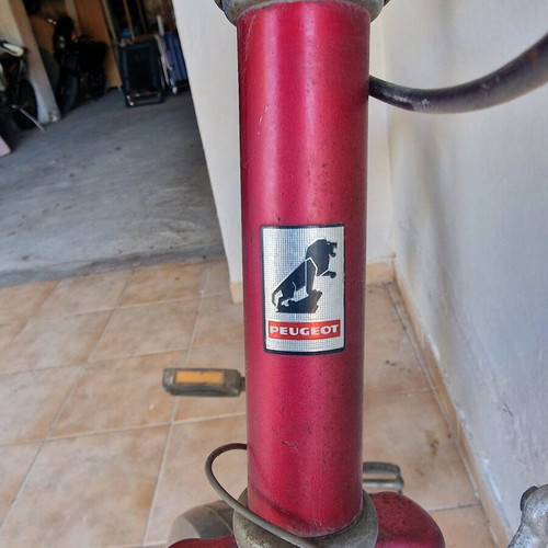Peugeot bicycle used, city type, red, V-Brakes
