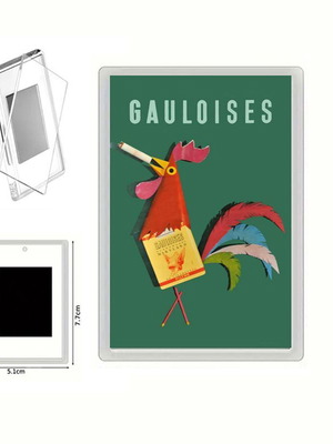 Gauloises magnet new, vintage cigarette advertisement