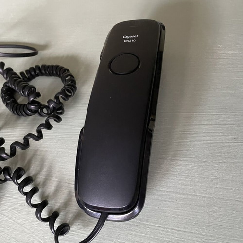 Gigaset DA210 corded phone used, black