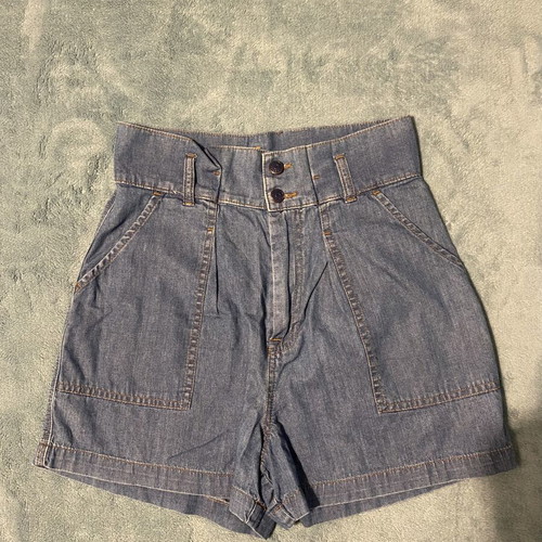 Sisley women's denim shorts like new, size M/38, blue
