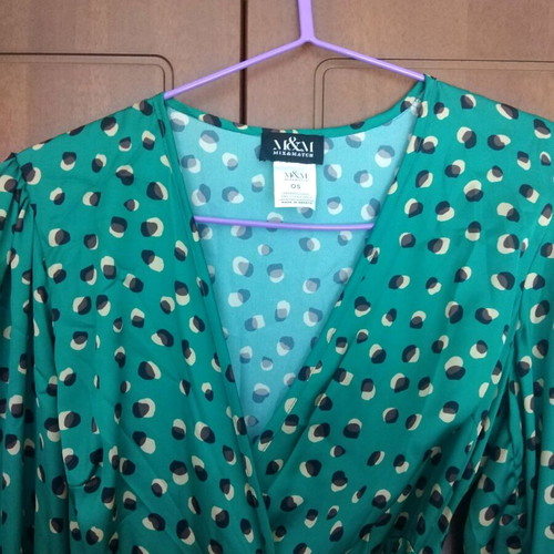 Mix and Match wrap dress new one size emerald green
