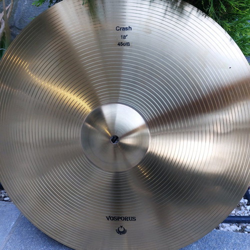 Crash 18" cymbal new, made in Turkey with splash cymbal gift