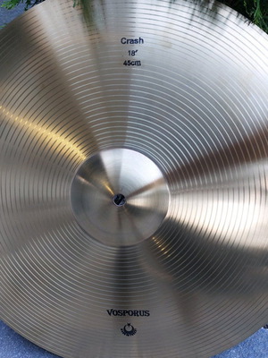 Crash 18" cymbal new, made in Turkey with splash cymbal gift