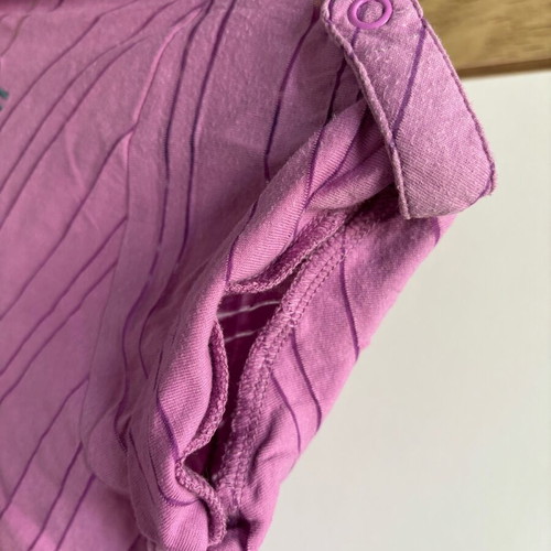 Puma T-Shirt pink used with buttoned sleeves, size XS
