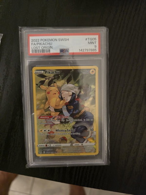 Pikachu PSA 9 TG05 card new