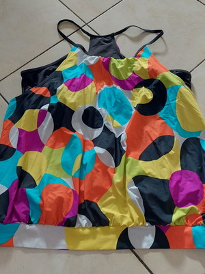 Women's tankini multicolor, like new, size 1XL/2XL
