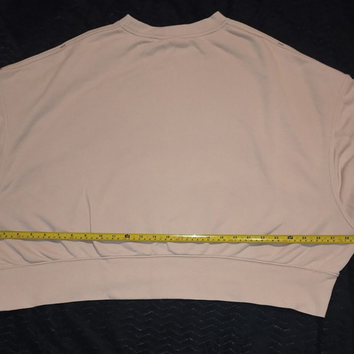 Nike Oversized Crop Top Sweatshirt σαν καινούργιο, μπεζ ροζ, XL