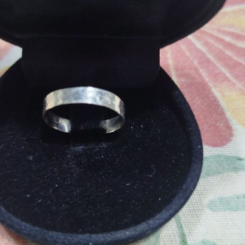 Silver 925 Handmade Hammered Ring Like New