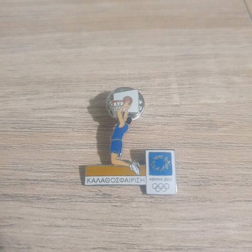 Olympic Games Basketball Pin Athens 2004 like new