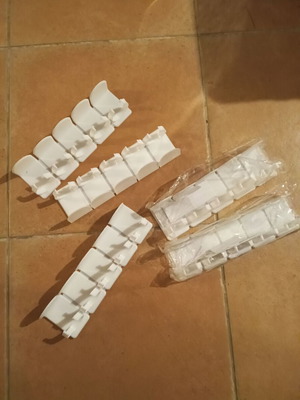 Αυτοκόλλητες βάσεις κλιπ οργάνωσης μπαχαρικών 5 σετ, καινούργιο