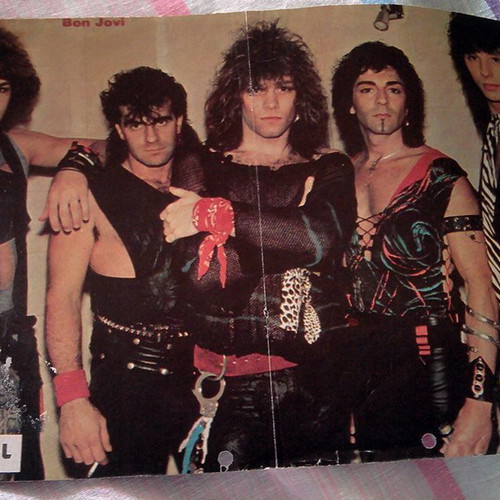 Bon Jovi & Thompsons poster used, size 27.7x20.2