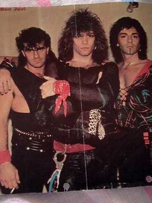 Bon Jovi & Thompsons poster used, size 27.7x20.2