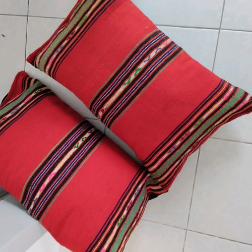 Woven pillowcases like new, 60x35 cm, traditional design