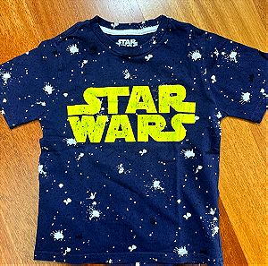 Star Wars μπλε 4-5 ετών κοντομάνικο μπλουζάκι