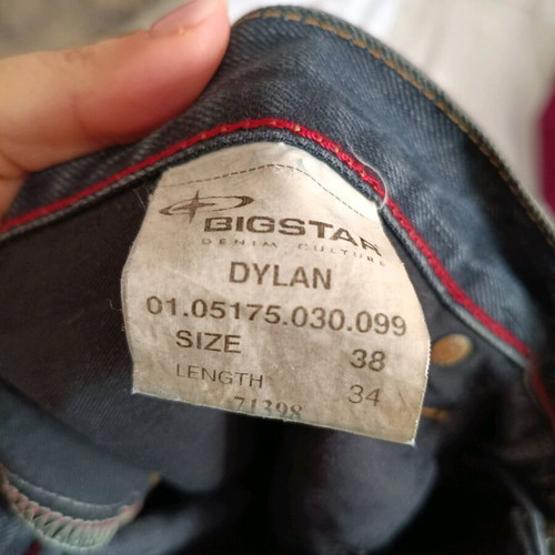 Big Star Dylan men's jeans like new, size XXL, blue