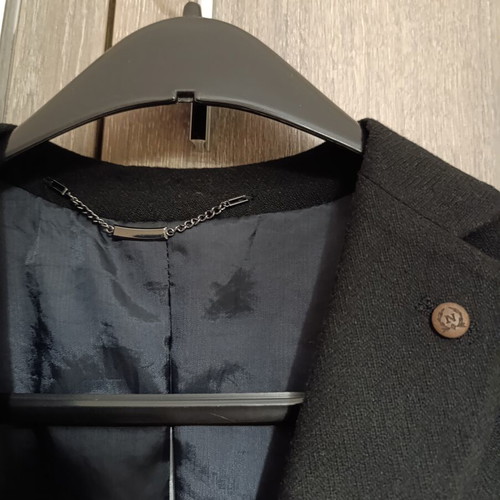 Monte Napoleone men's black jacket like new size 48